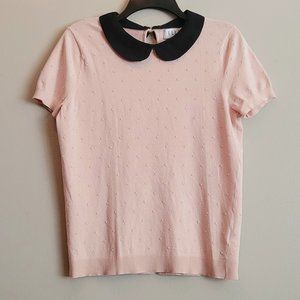 ELLE womens fashion sweater with removable collar